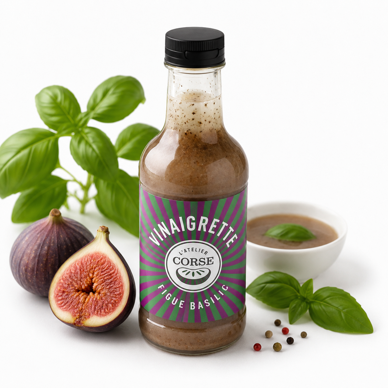 Vinaigrette à la figue-basilic