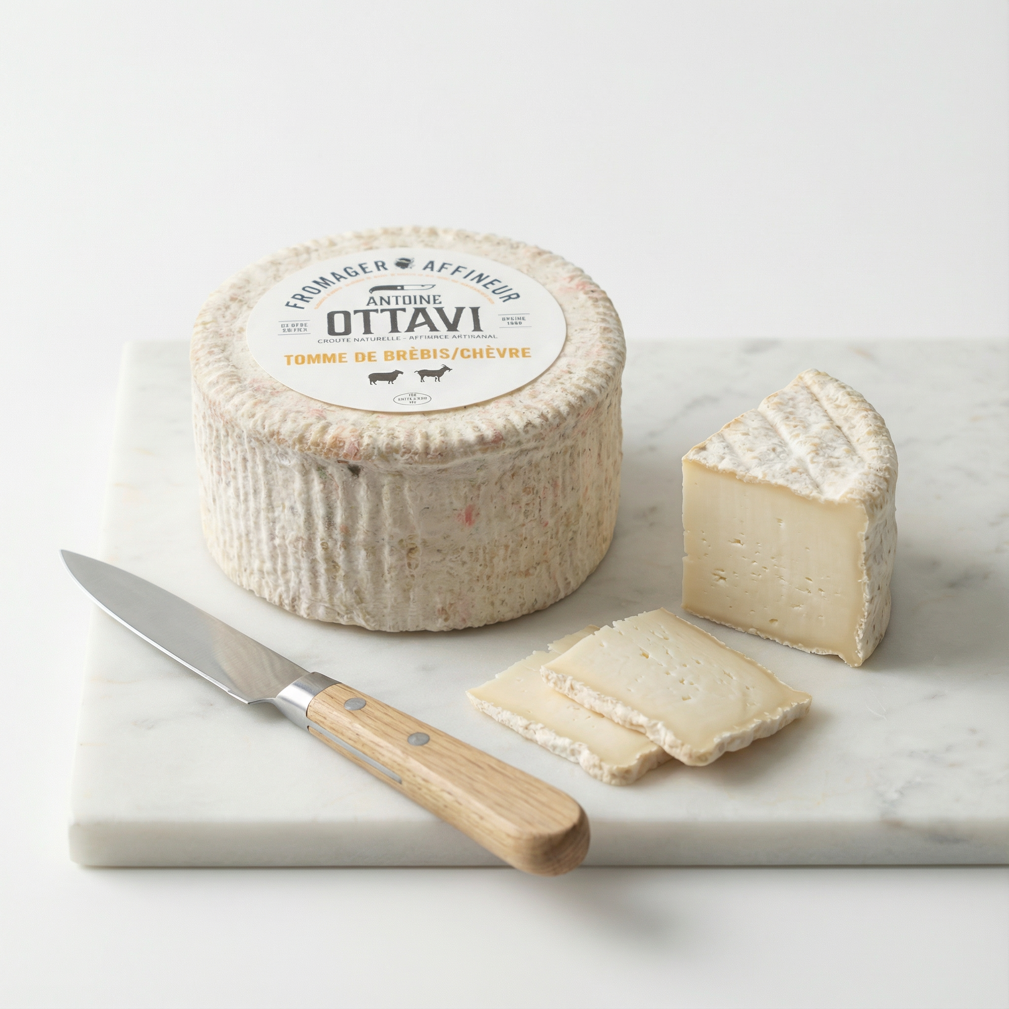 Tomme de chèvre et brebis Ottavi