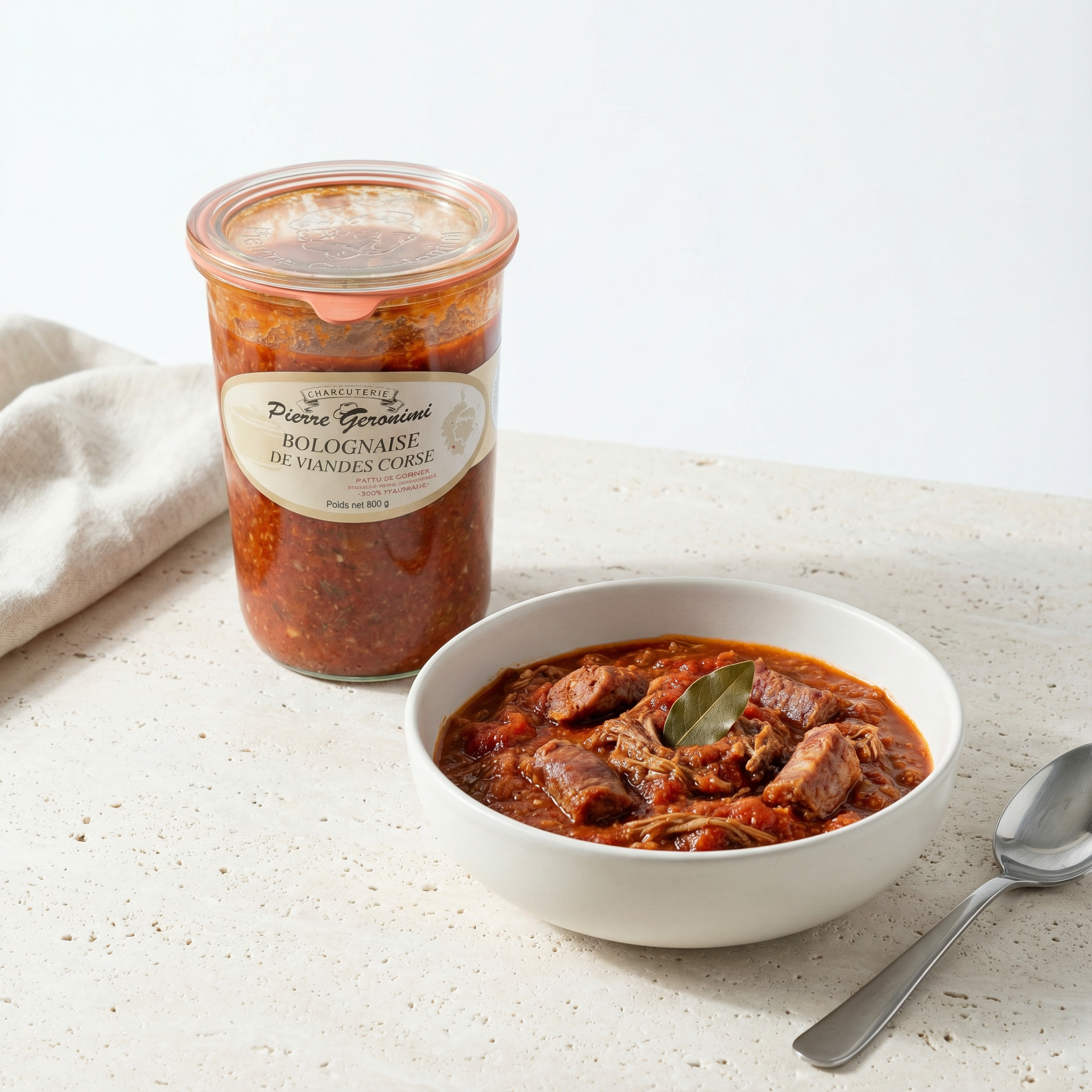 Bolognaise de viandes Corse au figatelli