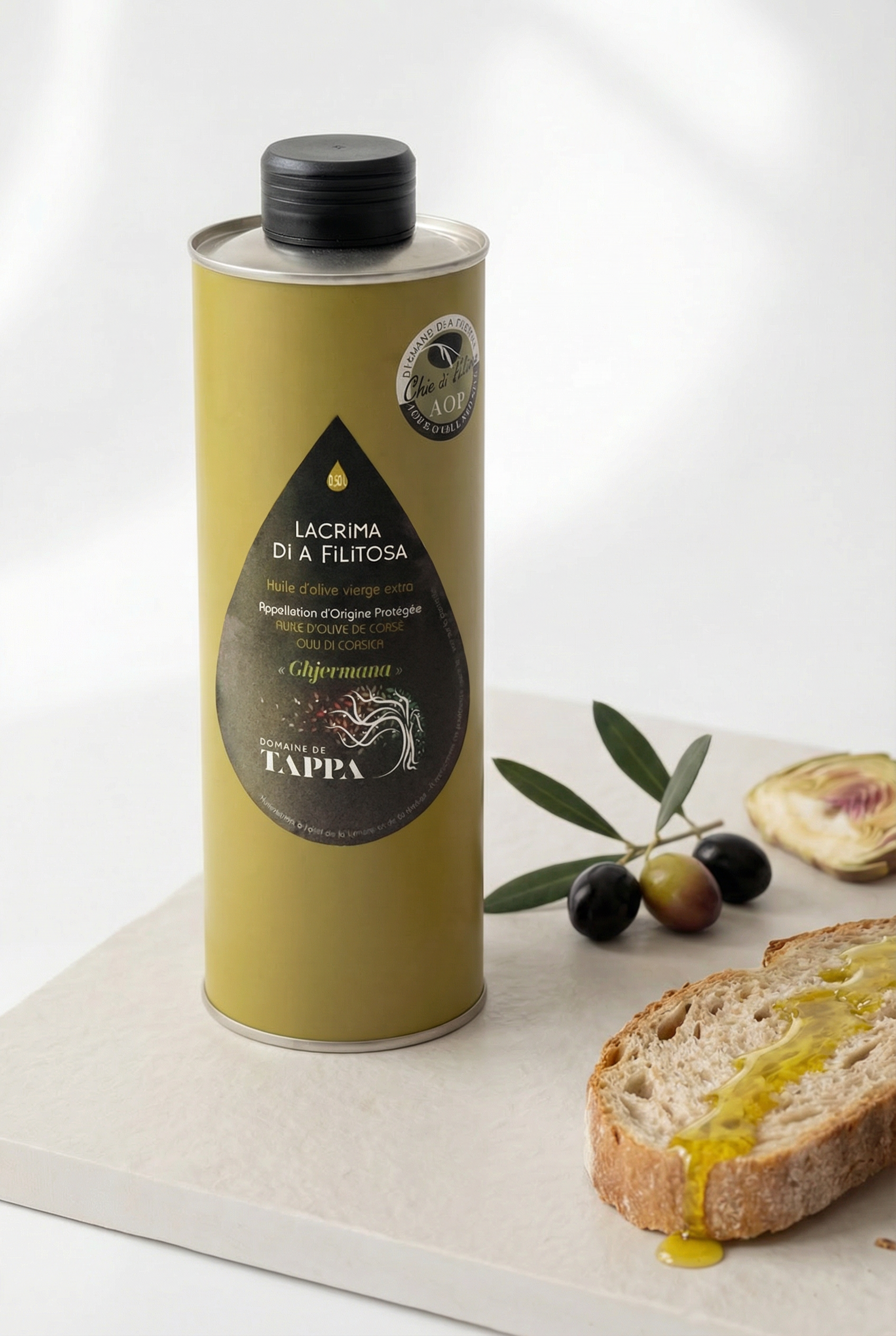 Huile d'olive AOP Récolte sur l'arbre